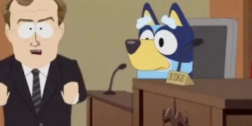 BLUEY APARECE POR SORPRESA EN SOUTH PARK PARA CRITICAR EL USO FRAUDULENTO DE LA INTELIGENCIA ARTIFICIAL