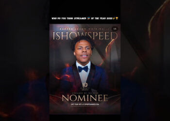 STREAMERS NOMINADOS EN LA GALA “STREAMER DEL AÑO 2025”