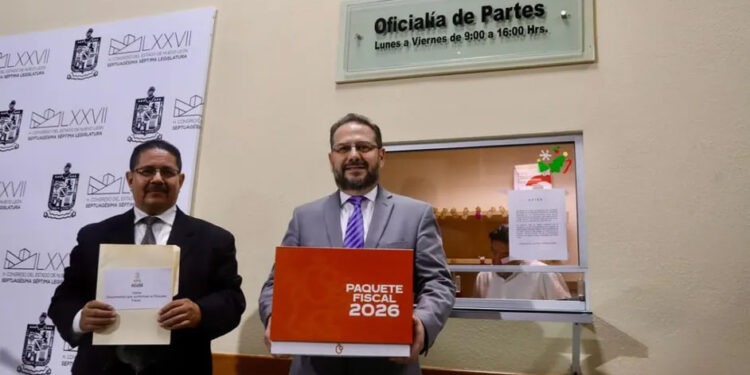 CUMPLE ESTADO CON ENTREGA DE PRESUPUESTO 2026 POR 177 MIL MDP; SOLICITAN FINANCIAMIENTO DE 14 MIL MDP.