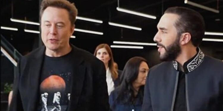 NAYIB BUKELE Y ELON MUSK ANUNCIAN ALIANZA PARA INTEGRAR LA IA GROK EN ESCUELAS DE EL SALVADOR