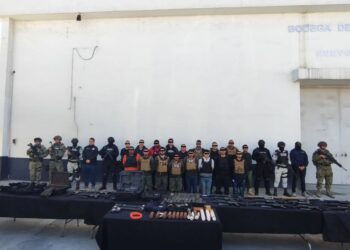 DETIENE FUERZA CIVIL A 17 SICARIOS EN MONTEMORELOS CON OPERATIVO MURALLA