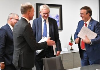 SRE LLEVA EL PLAN MÉXICO A BANQUEROS SUECOS