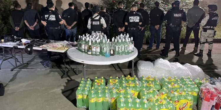 REVIENTAN FIESTA DE MENORES EN SAN PEDRO; ASEGURAN ARMA, ALCOHOL, DROGAS Y DINERO EN EFECTIVO 1 REVIENTAN FIESTA DE MENORES EN SAN PEDRO; ASEGURAN ARMA, ALCOHOL, DROGAS Y DINERO EN EFECTIVO