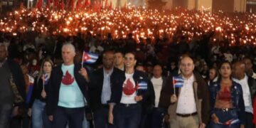 MARCHA DE LAS ANTORCHAS EN CUBA REAFIRMA UNIDAD ANTE NUEVAS TENSIONES CON ESTADOS UNIDOS