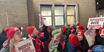 MILES DE ENFERMERAS INICIAN HUELGA MASIVA EN HOSPITALES DE NUEVA YORK