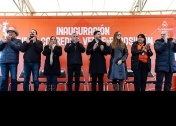 INAUGURAN SAMUEL Y MARIANA CORREDOR VERDE EN GUADALUPE; OBRA SERÁ PARTE DEL LEGADO DEL MUNDIAL 2026.