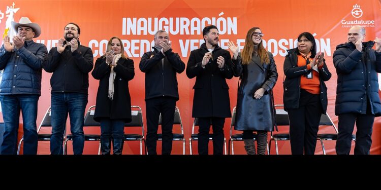 INAUGURAN SAMUEL Y MARIANA CORREDOR VERDE EN GUADALUPE; OBRA SERÁ PARTE DEL LEGADO DEL MUNDIAL 2026.