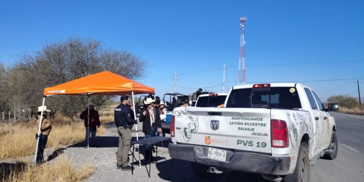 IMPLEMENTA PVSNL OPERATIVOS CONTRA CAZA FURTIVA; REVISAN ARMAS Y VEHÍCULOS