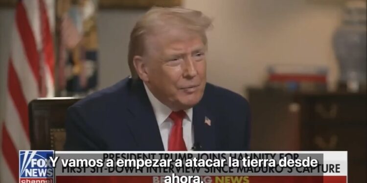 ANUNCIA TRUMP QUE ACTUARÁ ‘EN TIERRA’ CONTRA CÁRTELES MEXICANOS QUE ‘GOBIERNAN MÉXICO’