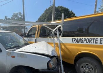 SUFRE MENOR AMPUTACIÓN EN ACCIDENTE DE TRANSPORTE ESCOLAR