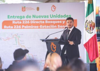 ENTREGA SAMUEL 30 NUEVAS UNIDADES DE LA RUTA 226; REDUCIRÁN TIEMPOS DE ESPERA 80%