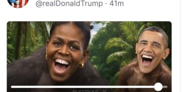 DONALD TRUMP DESATA INDIGNACIÓN GLOBAL TRAS PUBLICAR VIDEO CON CONTENIDO RACISTA SOBRE LOS OBAMA 2 DONALD TRUMP DESATA INDIGNACIÓN GLOBAL TRAS PUBLICAR VIDEO CON CONTENIDO RACISTA SOBRE LOS OBAMA