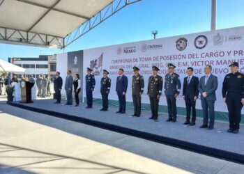 ASUME NUEVO COORDINADOR DE LA GUARDIA NACIONAL EN NL; TOMA PROTESTA GRAL. VÍCTOR LEMARROY