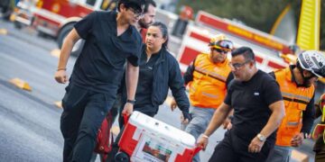 REALIZA IMSS TRANSPLANTE 100 DE CORAZÓN EN NL; ATERRIZA HELICÓPTERO EN AVENIDA LINCOLN PARA TRASLADO DE EMERGENCIA 