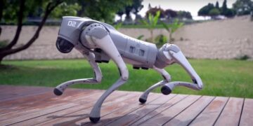 PERROS ROBOT REFUERZAN LA SEGURIDAD EN EL ESTADIO BBVA RUMBO AL MUNDIAL 2026