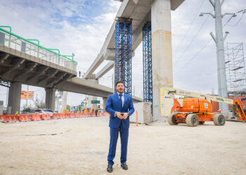 TENDRÁ NUEVO LEÓN PRIMER METRO CON LÍNEA SOBRE VIADUCTO; PRESUME SAMUEL HITO EN OBRAS