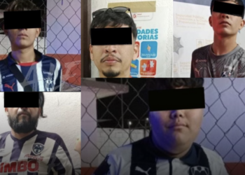 DESATAN VIOLENCIA TRAS DERROTA DE RAYADOS; CAPTAN AGRESIONES DENTRO DEL BBVA Y EN LAS CALLES CONTRA AFICIONADOS DE CHIVAS