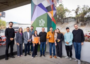 DARÁ NUEVO LEÓN ‘TRAZOS MUNDIALISTAS’ PREVIO AL MUNDIAL; PRESENTAN SAMUEL Y MARIANA CORREDOR DE ARTE URBANO