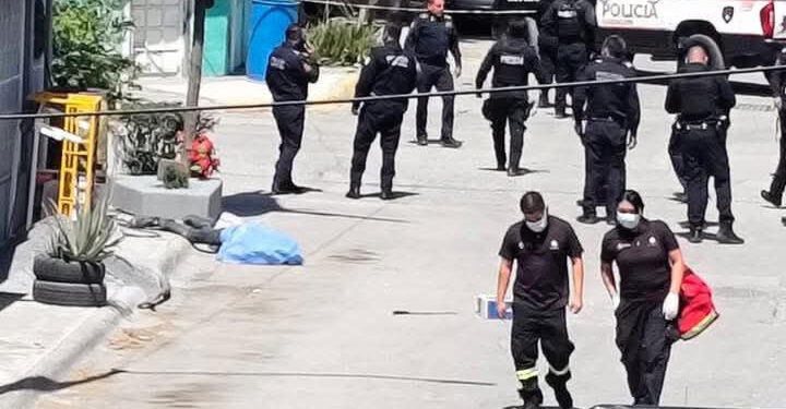 ABATEN POLICÍAS A HOMBRE EN GUADALUPE TRAS AGREDIR CON MACHETE A UN ELEMENTO