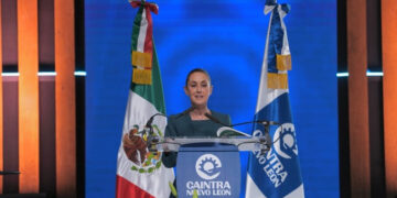 REGRESA SHEINBAUM A MONTERREY; ASISTIRÁ PRESIDENTA A ASAMBLEA DE CAINTRA DURANTE VISITA EXPRÉS