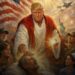SE PRESENTA TRUMP COMO JESUCRISTO; PUBLICA PRESIDENTE DE EU IMAGEN DE IA COMO EL MESÍAS