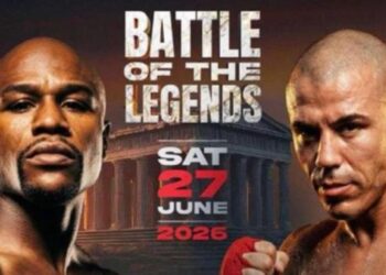 PUÑOS DE ORO EN ATENAS: FLOYD MAYWEATHER CONFIRMA NUEVA EXHIBICIÓN ANTE EL KICKBOXER MIKE ZAMBIDIS