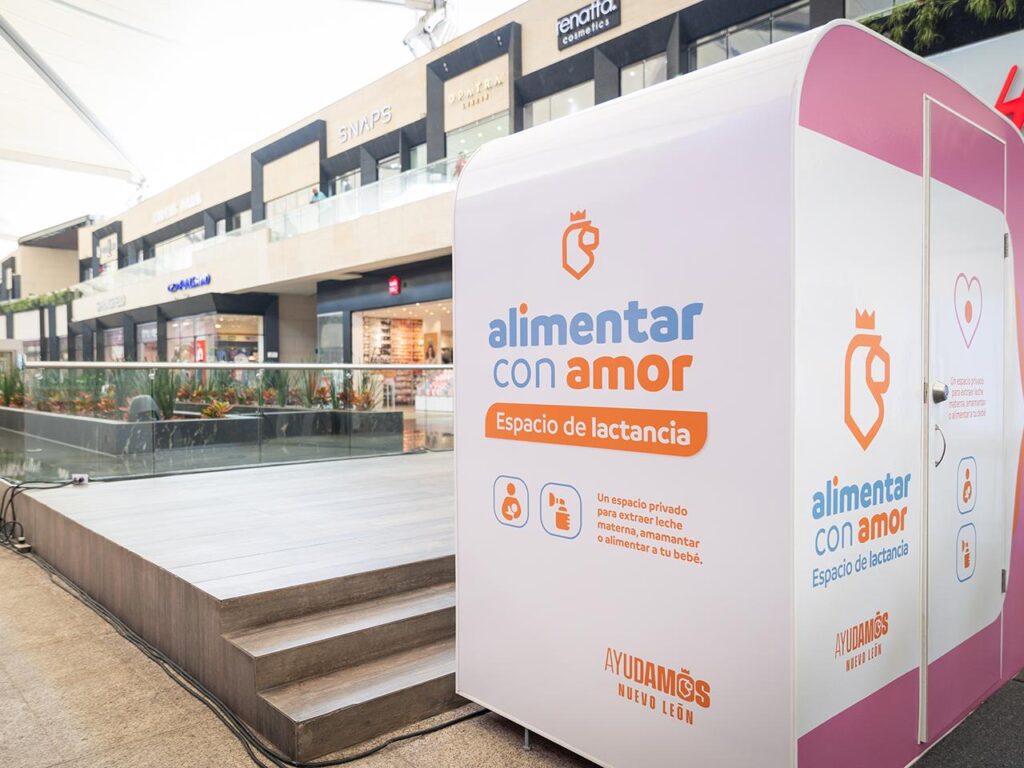 INAUGURA MARIANA LACTARIO 133 EN ESFERA; ALCANZA RED A TODO NL 2 Inaugura Mariana Lactario 133 En Esfera