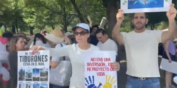 PROTESTAN DEFRAUDADOS DE PROYECTOS 9 EN SAN PEDRO DE PINTA; CUESTIONAN AMPARO OTORGADO A LOBATÓN