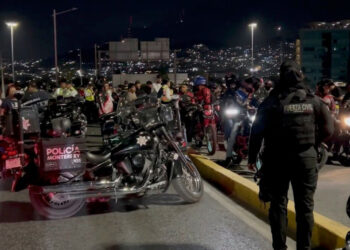 LANZA MONTERREY OPERATIVO CONTRA MOTOCICLISTAS; ASEGURAN MÁS DE 50 MOTOS DURANTE RODADA