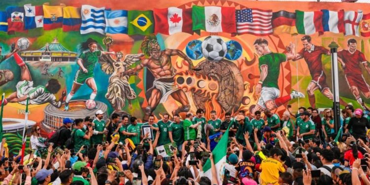 MURALISMO HISTÓRICO EN LAS PISTAS GLOBALES: MÉXICO SE CORONA CON EL RÉCORD GUINNESS AL MURAL DE FÚTBOL MÁS GRANDE DEL MUNDO