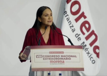 TOMA PROTESTA ARIADNA MONTIEL COMO NUEVA DIRIGENTE NACIONAL DE MORENA; SUSTITUYE A LUISA MARÍA ALCALDE EN MEDIO DE LA CRISIS DE LA 4T POR PRESUNTOS NEXOS DE RUBÉN ROCHA CON EL CÁRTEL DE SINALOA