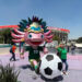 ‘EXPULSA’ FIFA AJOLOTE DE CLARA BRUGADA; ORDENA RETIRAR MASCOTA DEL GOBIERNO DE CDMX DE LAS INMEDIACIONES DEL ESTADIO AZTECA