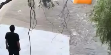 ASÍ CRECIÓ EL CAUDAL DEL RÍO LA SILLA; CAPTAN DESBORDAMIENTO QUE INUNDA ANDADORES EN 12 SEGUNDOS 3 ASÍ CRECIÓ EL CAUDAL DEL RÍO LA SILLA; CAPTAN DESBORDAMIENTO QUE INUNDA ANDADORES EN 12 SEGUNDOS