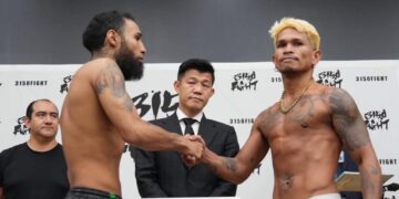 VIEJO ENEMIGO EN LA BÁSCULA: LUIS NERY EXCEDE EL LÍMITE DE PESO PARA SU COMBATE ANTE JOHN RIEL CASIMERO EN JAPÓN