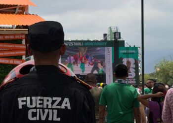 VIGILARÁN 15 MIL ELEMENTOS PRIMER PARTIDO MUNDIALISTA EN MONTERREY; DESPLIEGAN LOS TRES NIVELES DE GOBIERNO OPERATIVO DE SEGURIDAD 1 VIGILARÁN 15 MIL ELEMENTOS PRIMER PARTIDO MUNDIALISTA EN MONTERREY; DESPLIEGAN LOS TRES NIVELES DE GOBIERNO OPERATIVO DE SEGURIDAD