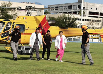 LLEGAN PULMONES DESDE TABASCO A MONTERREY; REALIZAN OPERATIVO AÉREO PARA TRASPLANTE