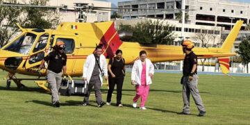 LLEGAN PULMONES DESDE TABASCO A MONTERREY; REALIZAN OPERATIVO AÉREO PARA TRASPLANTE 2 LLEGAN PULMONES DESDE TABASCO A MONTERREY; REALIZAN OPERATIVO AÉREO PARA TRASPLANTE