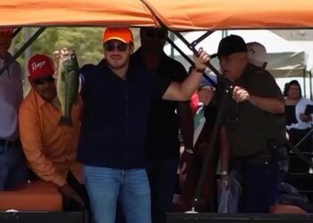 INAUGURA SAMUEL MIRADOR Y CARRETERA DE PRESA LEÓN; DISFRUTAN PESCADORES PRIMER TORNEO DE LOBINA NEGRA EN EL EMBALSE QUE ESTÁ AL 50% DE SU CAPACIDAD 5 INAUGURA SAMUEL MIRADOR Y CARRETERA DE PRESA LEÓN; DISFRUTAN PESCADORES PRIMER TORNEO DE LOBINA NEGRA EN EL EMBALSE QUE ESTÁ AL 50% DE SU CAPACIDAD