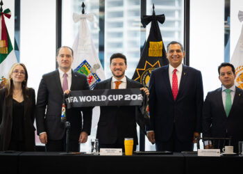 RECONOCE FIFA A GOBIERNO DE NL Y MESA DE SEGURIDAD POR COORDINACIÓN EN EL MUNDIAL