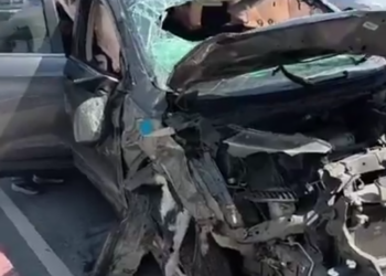 CAPTAN ACCIDENTE EN GARZA SADA; CHOQUE DEJA 3 ADULTOS MAYORES LESIONADOS
