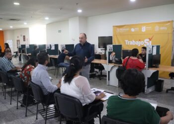 ARRANCA MARTES DE CONTRATACIÓN EN PABELLÓN CIUDADANO; REGISTRA ALTA AFLUENCIA OFERTA LABORAL ESTATAL