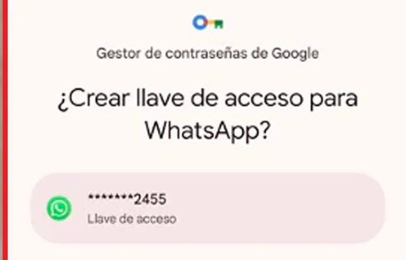 ACTUALIZACIÓN EN SEGURIDAD DIGITAL: WHATSAPP PERMITE CONFIGURAR MÚLTIPLES LLAVES DE ACCESO EN DISPOSITIVOS ANDROID Y IOS 1 ACTUALIZACIÓN EN SEGURIDAD DIGITAL: WHATSAPP PERMITE CONFIGURAR MÚLTIPLES LLAVES DE ACCESO EN DISPOSITIVOS ANDROID Y IOS