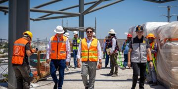 REPORTA SAMUEL 80% DE AVANCE EN ESTACIONES DE LÍNEAS 4 Y 6 DEL METRO.