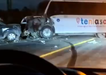 TRANSPORTE DE PERSONAL PROTAGONIZA NUEVO ACCIDENTE; CHOCA UNIDAD Y DEJA LESIONADOS EN MARÍN