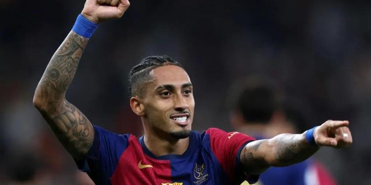 CONTENCIÓN POR EL PICHICHI EN ESPAÑA: RAPHINHA SUPERA A MBAPPÉ COMO LÍDER DE GOLEO EN LALIGA TRAS REGISTRAR UN DOBLETE ANTE EL RAYO VALLECANO