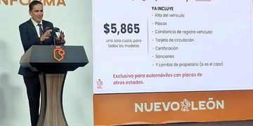 FIJA NL CUOTA DE $5 MIL 865 PARA REGULARIZAR AUTOS FORÁNEOS;TRÁMITE TAMBIÉN SERÁ EN LÍNEA 2 FIJA NL CUOTA DE $5 MIL 865 PARA REGULARIZAR AUTOS FORÁNEOS;TRÁMITE TAMBIÉN SERÁ EN LÍNEA