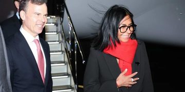 DELCY RODRÍGUEZ ARRIBA A NUEVA YORK PARA INTERVENIR EN LA ONU Y REUNIRSE CON DONALD TRUMP 2 DELCY RODRÍGUEZ ARRIBA A NUEVA YORK PARA INTERVENIR EN LA ONU Y REUNIRSE CON DONALD TRUMP