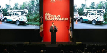 REPORTA DE LA PEÑA 84% DE COMPROMISOS CUMPLIDOS; DESTACA ALCALDE DE SANTIAGO EN INFORME SEGURIDAD, OBRA PÚBLICA Y TECNOLOGÍA