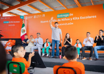 INAUGURAN SAMUEL Y MARIANA JARDÍN DE NIÑOS CON AULAS ESPECIALES PARA DISCAPACIDAD EN CIÉNEGA DE FLORES; ENTREGARÁN ÚTILES Y UNIFORMES A MÁS DE MIL 200 ALUMNOS