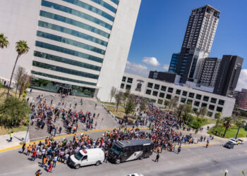 ¿TE ASUSTASTE? REALIZAN SIMULACRO NACIONAL EN EDIFICIOS PÚBLICOS DE NUEVO LEÓN